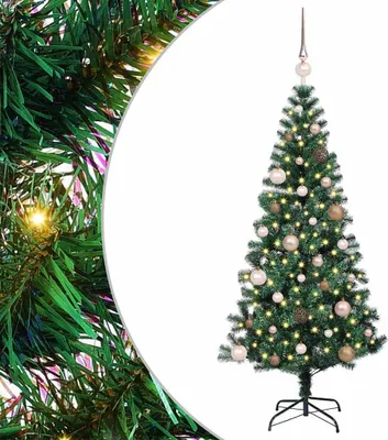 Obrázek produktu pro vidaXL Umělý předsvětlený vánoční stromek zelený 150 cm