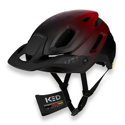 Produktbild von KED Pector ME-1 Mountainbike Helm: Mips Schutz, Fidlock Magnetverschluss, 14 Belüftungsöffnungen Farbe: red black matt Größe: 52-58 (M)