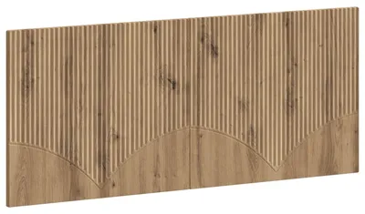 Produktbild von vidaXL Wandmontiertes Kopfteil HOORN Artisan-Eiche Holzwerkstoff