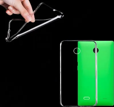 Imagen del producto de Funda de silicona transparente para Microsoft Lumia 532
