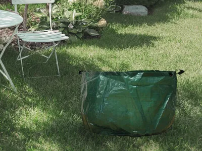 Produktbild von Toolland Abfallentsorgung bag from garden, quadratisch, Polyester, grün, 230 Liter