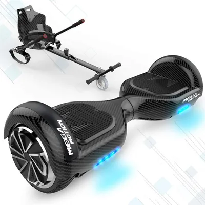 Produktbild von MEGA MOTION 6.5 Hoverboard mit sitz hoverkart GO-Kart für Kinder mit LED Leuchten & Bluetooth Musik Skateboard