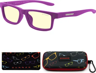 Produktbild von Gunnar Optiks Cruz Kids Small, Uni, Rechteck, Magenta, Nylon, Bernstein, 4,6 cm