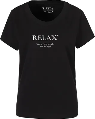 Produktbild von Vivance Dreams Pyjamaoberteil schwarz Größe 32/34