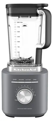 Obrázok produktu pre KitchenAid 5KSB2073EDG, Stolný mixér, 2 L, Pulzný spínač, Drtenie ľadu, 1200 W, Tmavo šedá