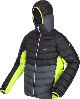 Produktbild von Regatta Steppjacke / Übergangsjacke Herren mit Kapuze, Größe:3XL, Farbe:Schwarz