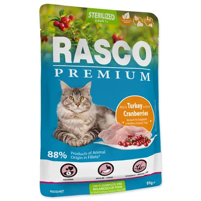 Image de Kapsička Cat Pouch Sterilized, Turkey, Cranberries 85 g