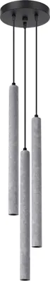 Produktbild von Pendelleuchten PASTELO 3P beton 3xG9 8W Beton 115x19.5x19.5cm Sollux Lighting