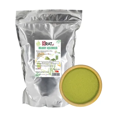 Obrázok produktu pre Poľský mladý jačmeň 1kg Brat.pl
