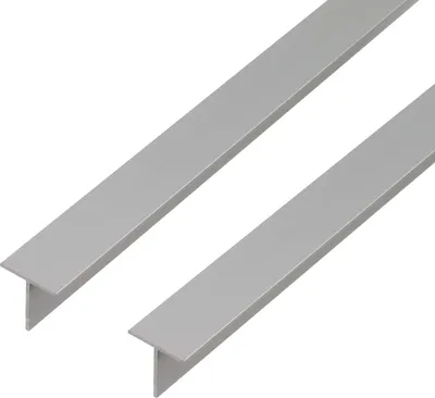 Produktbild von Alberts T-Profil | Aluminium, natur | 1000 x 35 x 35 mm | 2er Set