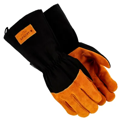 Produktbild von Grillhandschuh aus hochwertigem, hitzebeständigem Leder (Größe 8, 1 Paar)