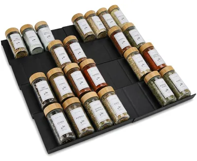 Produktbild von Set aus 8 Verstellbaren Gewürzbehältern