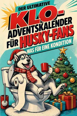 Produktbild von Der ultimative Klo-Adventskalender für Husky-Fans