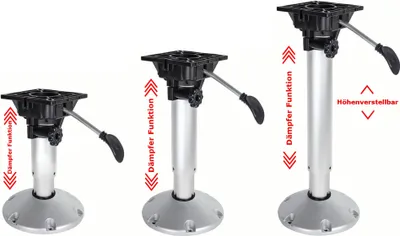 Produktbild von Waverider noha pre sedadlo lode výškovo nastaviteľná 340-710mm s tlmičom