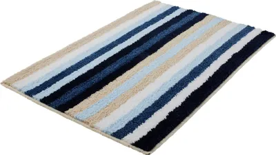 Produktbild von Kleine Wolke Badteppich LAGO Navy 65 x 115 cm