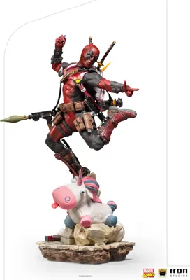 Produktbild von Iron Studios Marvel Comics Deadpool Deluxe BDS Art Scale Statue 24 cm IS13429