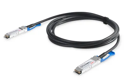 Produktbild von DIGITUS Kabel QSFP28 100G DAC 3.0m schwarz AWG 26