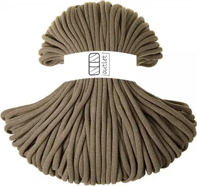 Obrázok produktu pre Taupe pletená šnúra 9 mm 100 m OUTLET