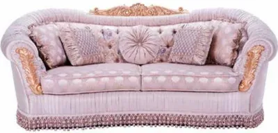 Produktbild von Casa Padrino Luxus Barock Sofa Rosa - Prunkvolles Wohnzimmer Sofa - Barockstil Wohnzimmer Möbel - Luxus Möbel im Barockstil - Barock Einrichtung - Edel & Prunkvoll