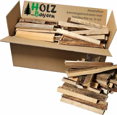 Produktbild von Anzündholz 5kg Anmachholz Anfeuerholz Brennholz Anzünder Kaminholz Briketts trocken