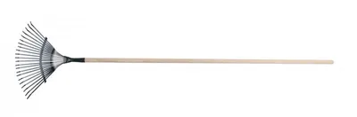 Obrázok produktu pre Kovové hrable Levior 45 cm s násadou 160 cm