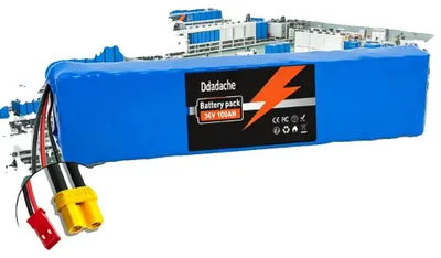 Obrázek produktu pro Baterie pro elektrické koloběžky, kapacita 100 Ah, široká kompatibilita, nabíječka XT30-JST