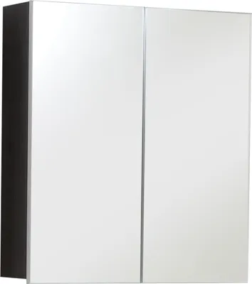 Produktbild von trendteam Bad Spiegelschrank Line/Skin Sardegna Rauchsilber Melamin/Spiegelglas 60 x 67 x 18 cm