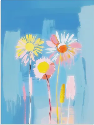 Produktbild von ARTland Wandbild Alu für Innen & Outdoor Löwenzahn-Traumlandschaft Größe: 45x60 cm