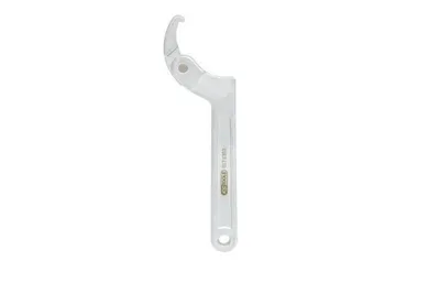 Produktbild von KS Tools 517.1303, Hakenschlüssel, Chrom, Chrom-Vanadium-Stahl, Gekröpft, 32,34,35,36,40,41,42,45,50,52,55,58,60,62,70,75 mm, 205 mm