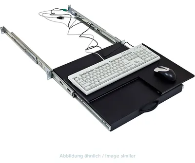 Produktbild von Triton RAB-UP-X40-A1 19" Tastatur- und Mauseinschub mit Teleskopschienen 1,5HE