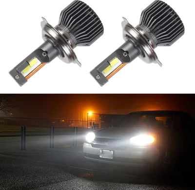 Productafbeelding van K11 1 paar H4 LED-lampen, 12V / 75W / 6000K / 9000LM (wit licht)