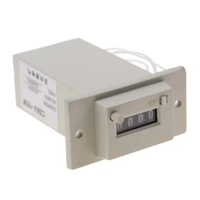Zdjęcie produktu dla Licznik elektromagnetyczny, licznik 4-cyfrowy, 4-cyfrowy licznik impulsów, licznik CSK4-YKW, licznik elektromagnetyczny