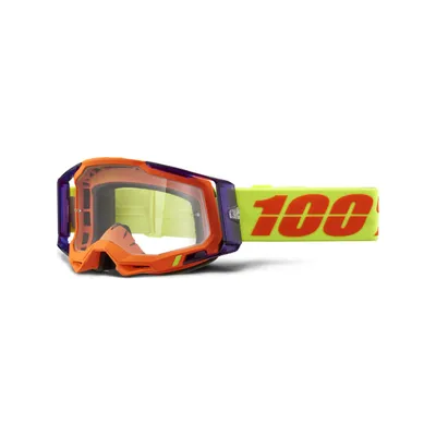 Image de 100% SPEEDLAB Lunettes de soleil pour vélo - RACECRAFT 2 - Jaune/Orange/Noir