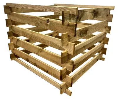 Produktbild von Holz Steckkomposter Bausatz 90x90x70cm