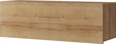 Produktbild von Stauraumschrank mit Klappe in Eiche Gold Nb. CAIRNS-132, B/H/T ca. 105/35/32 cm