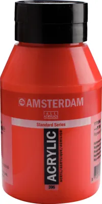 Obrázok produktu pre Fľaša akrylovej farby Amsterdam Standard Series 1000 ml Naphthol Red Medium 396