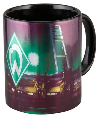 Produktbild von Werder Bremen Tasse Weserstadion metallic
