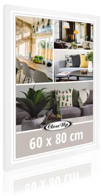 Obrázek produktu pro Rám na plakáty 60 x 80 cm Imitace dřeva bílý