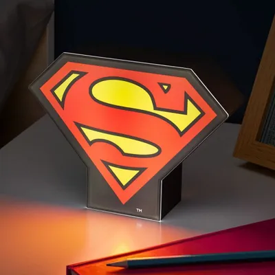 Image de DC Comics Lampe Superman Logo 13 cm