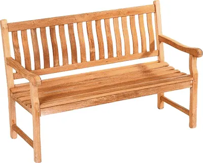 Produktbild von deVries Landhausbank "MENDIP" aus Teakholz Premium Gartenbank 160 x 54 x 94 cm
