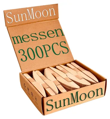 Produktbild von 300 Stück Einweg-Besteck aus Holz
