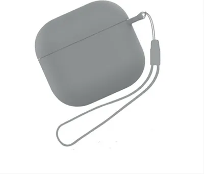 Image de INF Étui de protection en silicone pour Apple AirPods 4 Gris