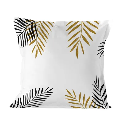 Produktbild von Foliage Kissenbezug  60x60 cm 100% Baumwolle Hergestellt in Europa