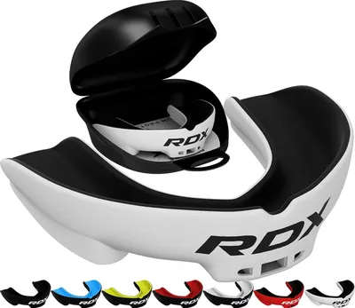 Produktbild von RDX Zahnschutz, Boxen, MMA, Mundschutz, Kickboxen, Mundstück, Zahnschutz, Kieferschutz mit Etui, Muay Thai, Kampfsport, Rugby, Hockey, Fußball