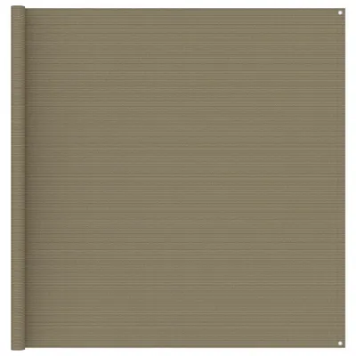 Produktbild von Zeltteppich 200 x 300 cm Taupe, HDPE, wetterbeständig und atmungsaktiv für Camping Wohnwagen