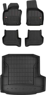Produktbild von FROGUM Gummimatten Auto Fußmatten + Kofferraummatte für Skoda Octavia II 2004-13