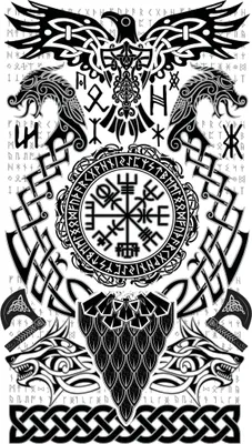 Produktbild von Temporäre Tattoo-Ärmel WIKING 14x30cm