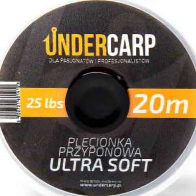 Obrázek produktu pro Splétaný návazec Under Carp 20m/25lb Ultra Soft - zelený