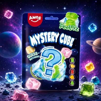Produktbild von Amos Peelerz Gummy Mystery Cube 65g