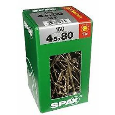 Produktbild von Spax Universalschrauben 4.5 x 80 mm TX 20 - 150 Stk.